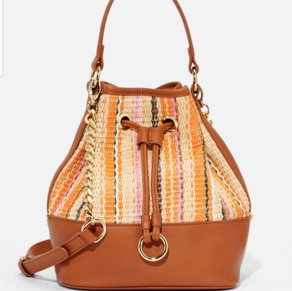 Straw Buckle Bag (JustFab)